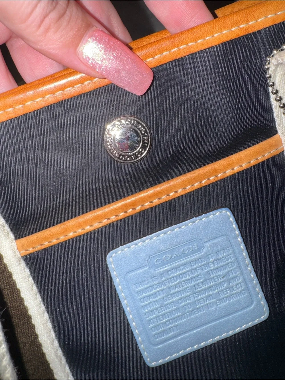 Coach genuine blue
